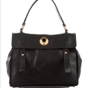 Black Yves Saint Laurent Handbag. Authentic.